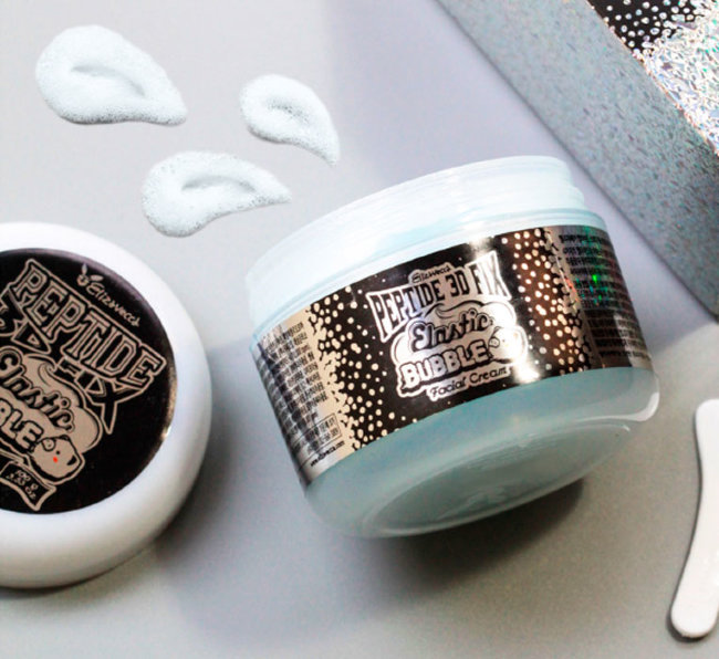 Elizavecca Peptide 3D Fix Elastic Bubble Facial Cream Пептидный кислородный крем, 100 г
