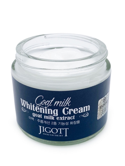 Jigott Крем для лица осветляющий с экстрактом козьего молока Goat Milk Whitening Cream, 70 мл Jigott Крем для лица осветляющий с экстрактом козьего молока Goat Milk Whitening Cream, 70 мл