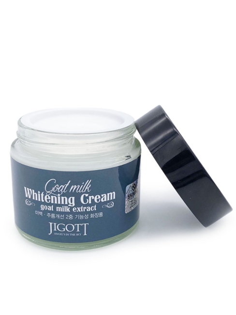 Jigott Крем для лица осветляющий с экстрактом козьего молока Goat Milk Whitening Cream, 70 мл Jigott Крем для лица осветляющий с экстрактом козьего молока Goat Milk Whitening Cream, 70 мл