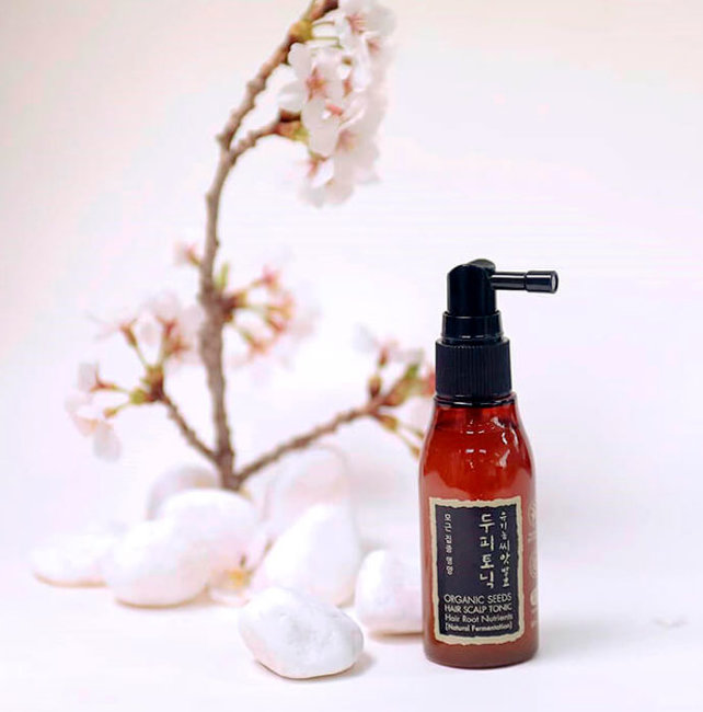 Whamisa Organic Seeds Hair Scalp Tonic Hair Root Nutrients Тоник для кожи головы на основе ферментов семян растений, 60 мл Whamisa Organic Seeds Hair Scalp Tonic Hair Root Nutrients Тоник для кожи головы на основе ферментов семян растений, 60 мл