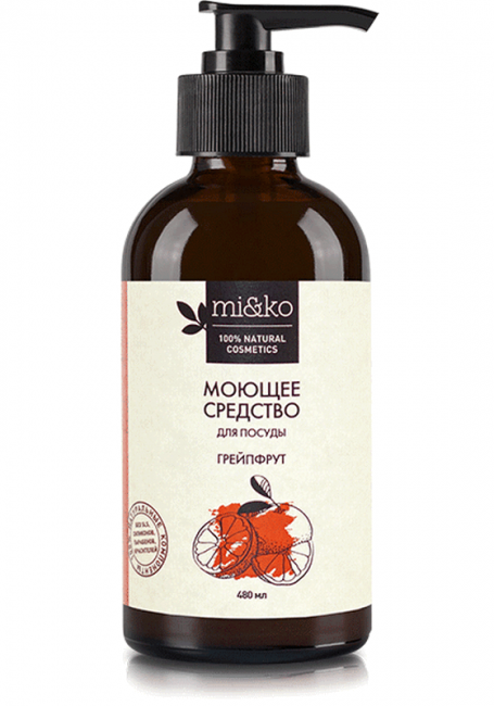 MiKo Моющее средство Грейпфрут для посуды, 480 мл MiKo Моющее средство Грейпфрут для посуды, 480 мл