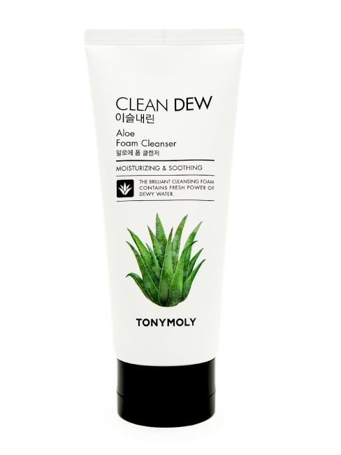 TONYMOLY Пенка для умывания с экстрактом алоэ вера Clean Dew Aloe Foam Cleanser, 180 мл