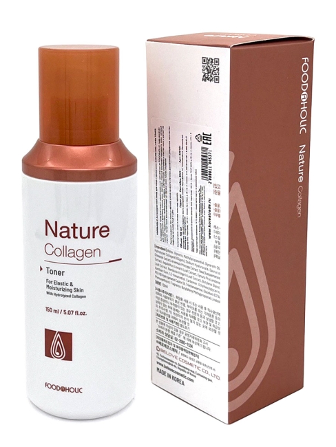 FoodaHolic Тонер для лица антивозрастной с коллагеном Nature Collagen Toner, 150 мл
