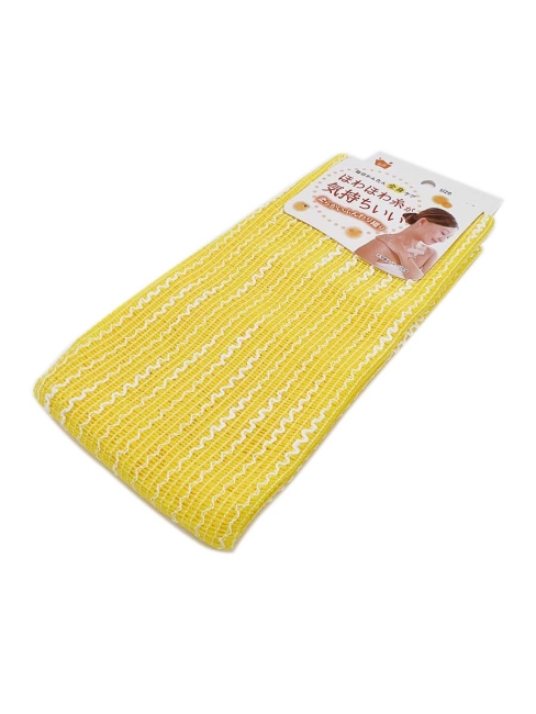 Lec Мочалка для женщин мягкая с объемными нитями желтая (23 см*100 см), 1 шт Lec Мочалка для женщин мягкая с объемными нитями желтая (23 см*100 см), 1 шт
