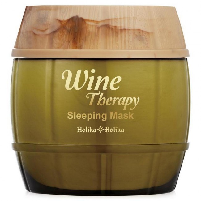 Holika Holika Wine Therapy Sleeping Mask White Wine Ночная маска с экстрактом белого вина, 120 мл Holika Holika Wine Therapy Sleeping Mask White Wine Ночная маска с экстрактом белого вина, 120 мл