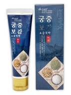 Mukunghwa Гелевая зубная паста с солью и растительными экстрактами трав с пониженным содержанием фтора Xyldent, 110 г