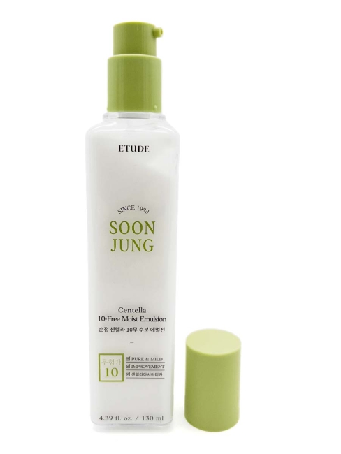 Etude Увлажняющая эмульсия для лица с центеллой Soon Jung Centella 10-Free Moist Emulsion, 130 мл Etude Увлажняющая эмульсия для лица с центеллой Soon Jung Centella 10-Free Moist Emulsion, 130 мл
