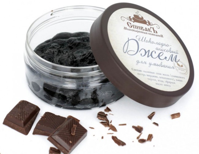 СпивакЪ Джем для умывания Шоколадно-анисовый, 100 г
