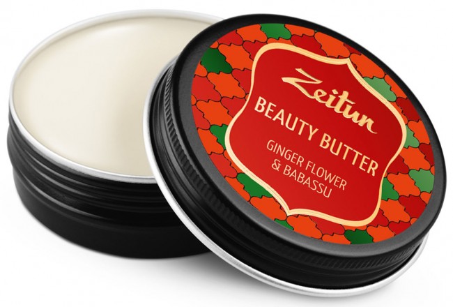 Zeitun Бьюти-баттер "Цветок имбиря и бабассу", насыщенное масло для рук, тела и лица, 55 мл