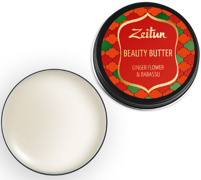 Zeitun Бьюти-баттер "Цветок имбиря и бабассу", насыщенное масло для рук, тела и лица, 55 мл