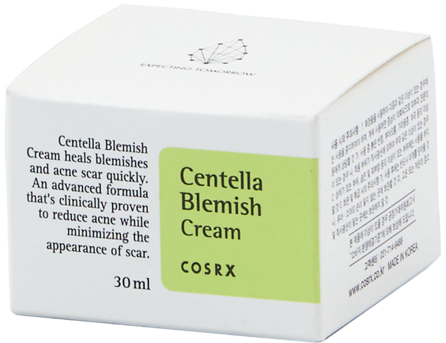 COSRX Centella Blemish Cream Крем с экстрактом центеллы для чувствительной и проблемной кожи, 30 г