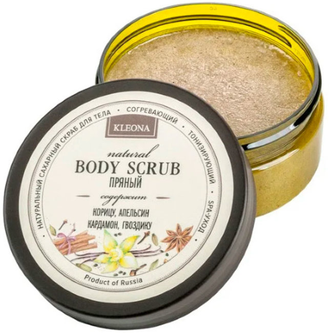 Kleona Cахарный cкраб Пряный, 200 г Kleona Cахарный cкраб Пряный, 200 г