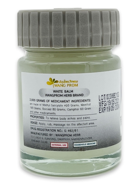 Wangprom Herb Белый бальзам доктора Вангпрома с маслом грушанки, 20 г Wangprom Herb Белый бальзам доктора Вангпрома с маслом грушанки, 20 г