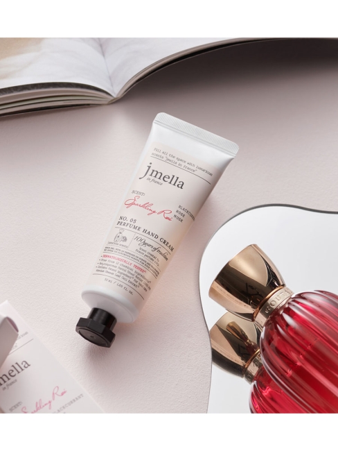 Jmella Парфюмированный крем для рук "Сверкающая роза" N0.05 In France Sparkling Rose Perfume Hand Cream, 50 мл Jmella Парфюмированный крем для рук "Сверкающая роза" N0.05 In France Sparkling Rose Perfume Hand Cream, 50 мл