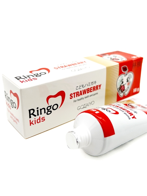Gotayo Детская зубная паста Клубника Ringo Kids Strawberry, 50 г