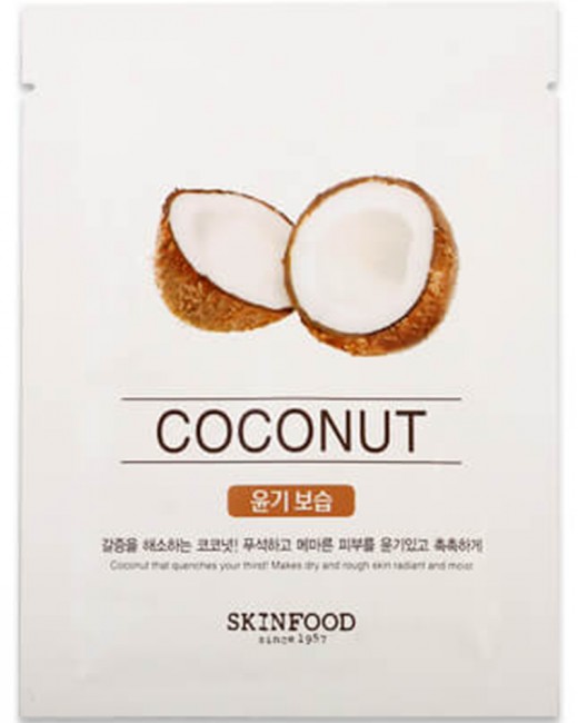 SKINFOOD Beauty In A Food Mask Sheet Coconut Тканевая маска с экстрактом кокоса, 18 мл SKINFOOD Beauty In A Food Mask Sheet Coconut Тканевая маска с экстрактом кокоса, 18 мл