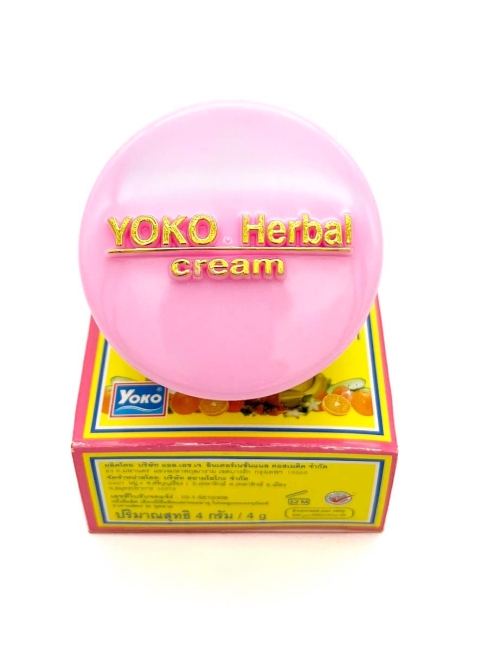 Yoko Отбеливающий крем формула обогащенная травами и фруктовыми кислотами Эффект за 7 дней Herbal Fruity Cream, 4 г