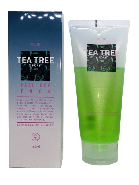 Medb Маска-пленка с экстрактом чайного дерева Tea Tree X Pore Peel Off Pack, 180 мл Medb Маска-пленка с экстрактом чайного дерева Tea Tree X Pore Peel Off Pack, 180 мл