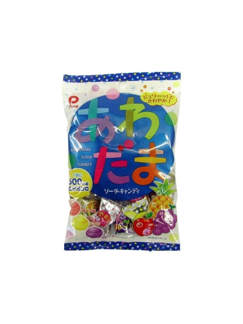 PINE Карамель содовая Авамада ассорти Awadama Soda Candy, 120 г