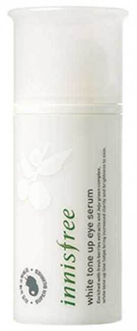 Innisfree White Tone Up Eye Serum Увлажняющая и отбеливающая сыворотка для кожи вокруг глаз, 30 мл