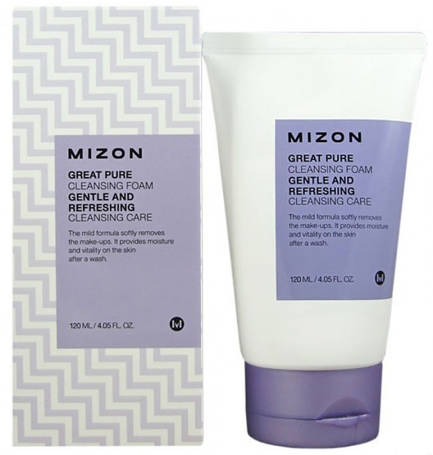 MIZON Great Pure Cleansing Foam Скрабирующая пенка для очищения кожи лица, 120 мл MIZON Great Pure Cleansing Foam Скрабирующая пенка для очищения кожи лица, 120 мл