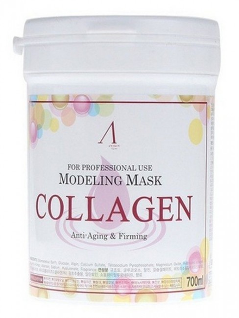 Anskin Маска альгинатная с коллагеном укрепляющая Original Collagen Modeling Mask, 700 мл