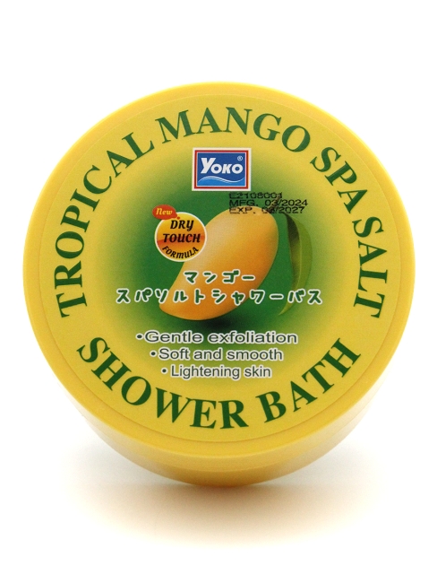 Yoko Скраб для тела солевой с манго Tropical Mango Spa Salt Shower Bath, 240 г