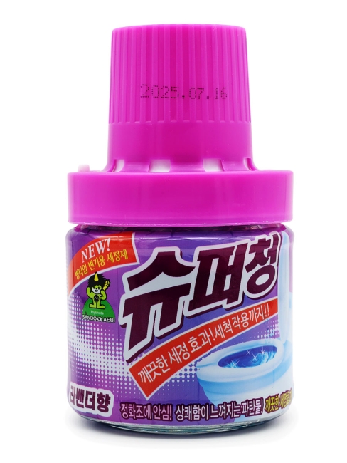 Sandokkaebi Очиститель для сливного бачка унитаза Лаванда флакон Super Chang Lavender, 180 г