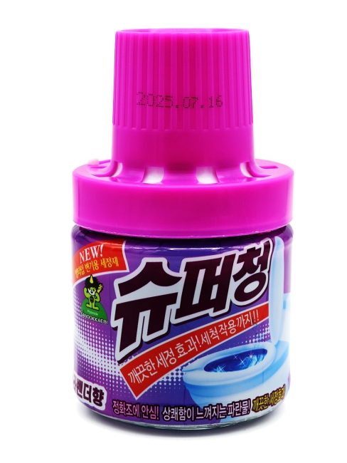 Sandokkaebi Очиститель для сливного бачка унитаза Лаванда флакон Super Chang Lavender, 180 г