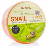 FarmStay Snail Moisture Soothing Gel Увлажняющий успокаивающий гель c Муцином Улитки, 300 мл