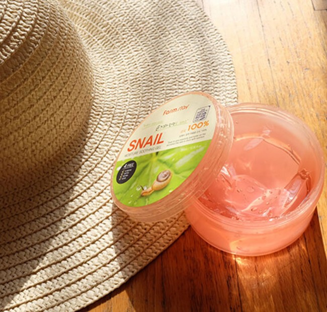 FarmStay Snail Moisture Soothing Gel Увлажняющий успокаивающий гель c Муцином Улитки, 300 мл