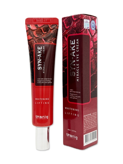 Branig Крем для глаз с экстрактом змеи Syn-Ake Miracle Whitening Lifting Eye Cream, 40 мл Branig Крем для глаз с экстрактом змеи Syn-Ake Miracle Whitening Lifting Eye Cream, 40 мл