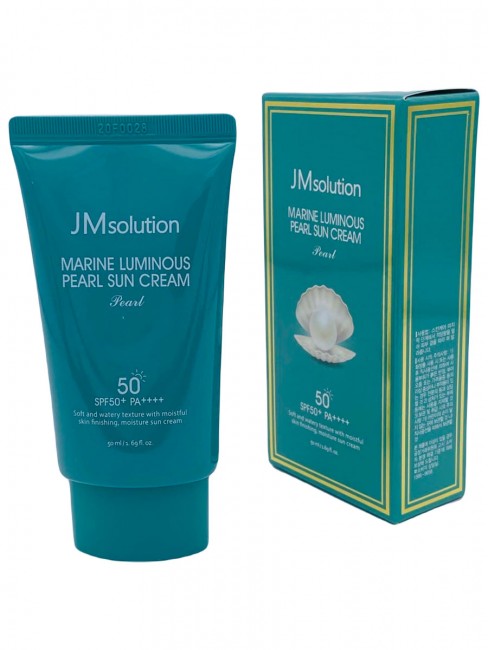 JMsolution Солнцезащитный крем с жемчугом и морскими минералами Marine Luminous Pearl Sun Cream SPF50 PA++++, 50 мл JMsolution Солнцезащитный крем с жемчугом и морскими минералами Marine Luminous Pearl Sun Cream SPF50 PA++++, 50 мл