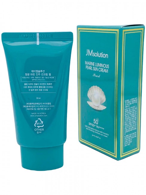 JMsolution Солнцезащитный крем с жемчугом и морскими минералами Marine Luminous Pearl Sun Cream SPF50 PA++++, 50 мл JMsolution Солнцезащитный крем с жемчугом и морскими минералами Marine Luminous Pearl Sun Cream SPF50 PA++++, 50 мл