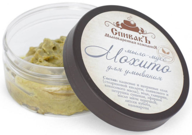 СпивакЪ Мусс для умывания Мохито, 100 г