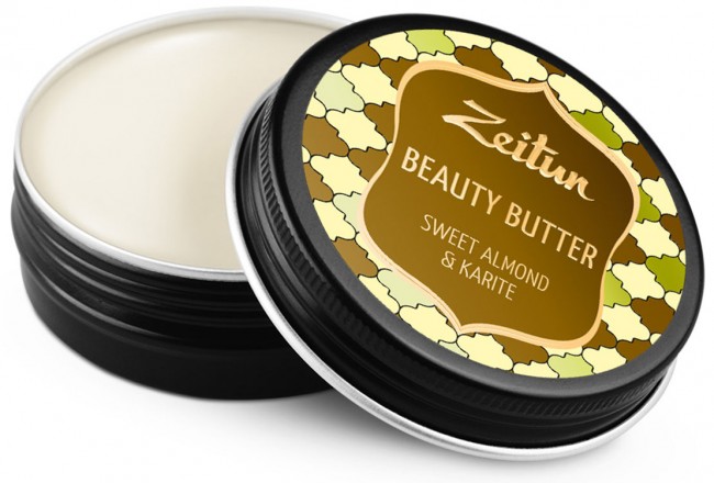 Zeitun Бьюти-баттер "Сладкий миндаль и карите", насыщенное масло для рук, тела и лица, 55 мл Zeitun Бьюти-баттер "Сладкий миндаль и карите", насыщенное масло для рук, тела и лица, 55 мл