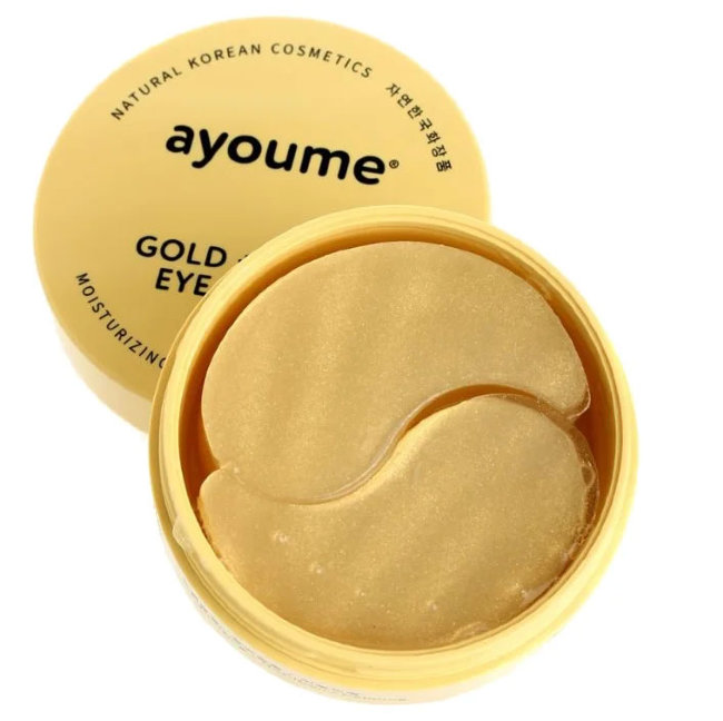 Ayoume Гидрогелевые патчи для глаз с золотом и муцином улитки Gold + Snail Eye Patch, 60 шт Ayoume Гидрогелевые патчи для глаз с золотом и муцином улитки Gold + Snail Eye Patch, 60 шт
