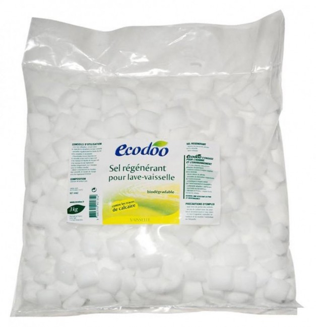 Ecodoo Регенерирующая соль для посудомоечной машины, 2,5 кг.