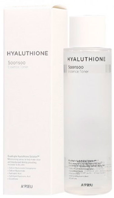 A'PIEU Hyaluthione Soonsoo Essence Toner Увлажняющий тонер для лица с глутатионом, 170 мл