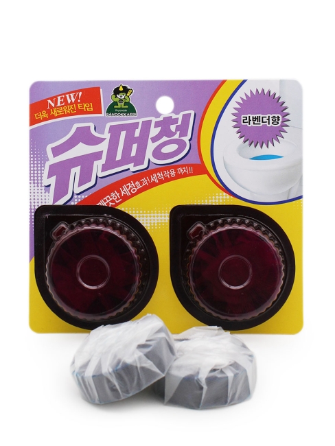 Sandokkaebi Очиститель для унитаза в таблетках Super Chang, 2 шт*40 г