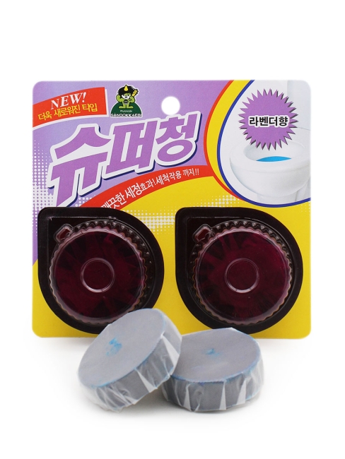 Sandokkaebi Очиститель для унитаза в таблетках Super Chang, 2 шт*40 г