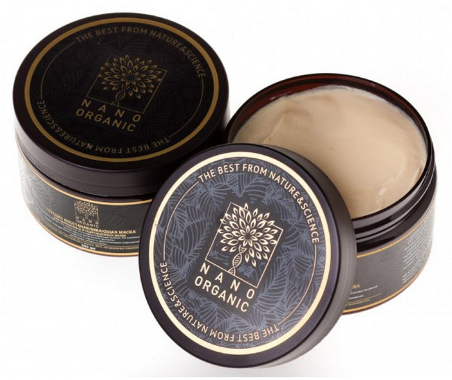 Nano Organic Глубоко восстанавливающая маска для окрашенных и поврежденных волос, 300 мл