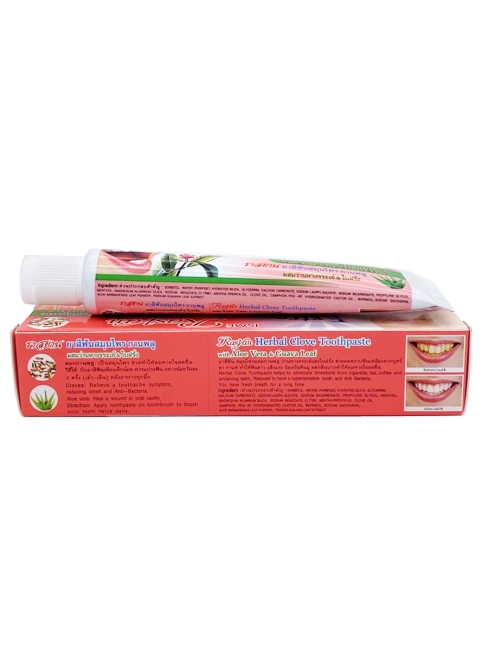 Rasyan Зубная паста травяная с гвоздикой, алоэ вера и листьями гуавы Herbal Toothpaste With Aloe Vera & Guava Leaf, 30 г Rasyan Зубная паста травяная с гвоздикой, алоэ вера и листьями гуавы Herbal Toothpaste With Aloe Vera & Guava Leaf, 30 г