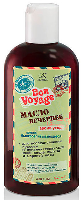Kleona Масло для тела Вечернее арома-уход Бон Вояж, 100 мл Kleona Масло для тела Вечернее арома-уход Бон Вояж, 100 мл