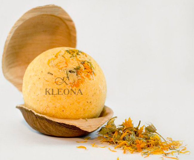 Kleona Бурлящий шар "Апельсиновый рай", 200 г