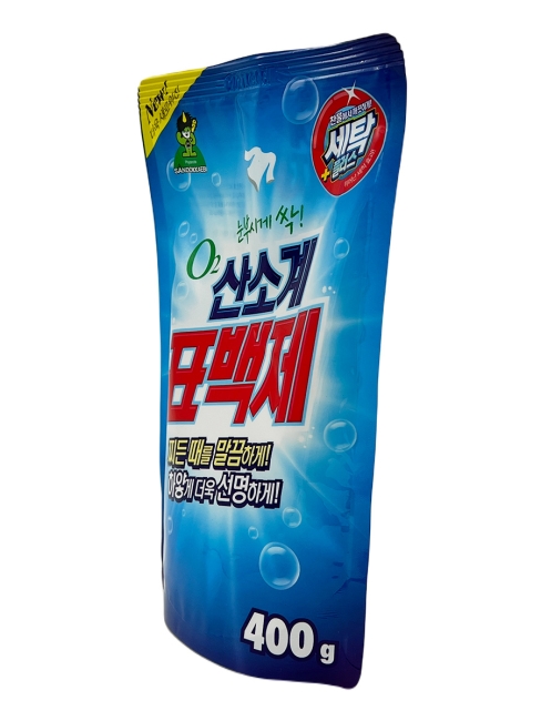 Sandokkaebi Кислородный отбеливатель ОКСИЛ для стирки белья, порошковый Oxigen Bleach For Laundry, 400 г Sandokkaebi Кислородный отбеливатель ОКСИЛ для стирки белья, порошковый Oxigen Bleach For Laundry, 400 г