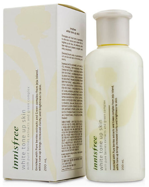 Innisfree White Tone Up Skin Осветляющий тоник для лица, 200 мл Innisfree White Tone Up Skin Осветляющий тоник для лица, 200 мл