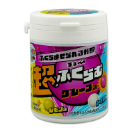 LOTTE Жевательная резинка Фруктовый микс (виноград, лимон, йогурт) Fusen no Mi Bottle Exciting Mix (54 шт), 131 г