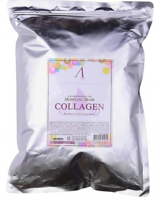 Anskin Маска альгинатная с Коллагеном укрепляющая Original Collagen Modeling Mask / Refill, 1 кг Anskin Маска альгинатная с Коллагеном укрепляющая Original Collagen Modeling Mask / Refill, 1 кг