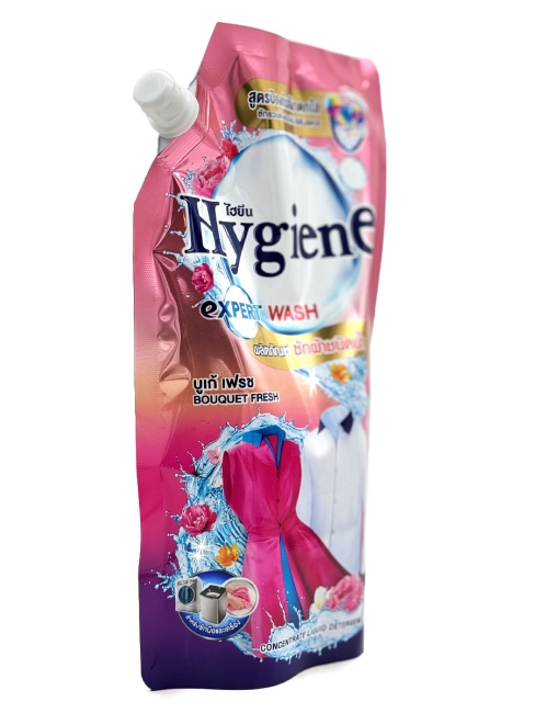 Hygiene Гель-концентрат для стирки цветных и белых тканей парфюмированный Свежий букет Expert Wash Bouquet Fresh, 520 мл Hygiene Гель-концентрат для стирки цветных и белых тканей парфюмированный Свежий букет Expert Wash Bouquet Fresh, 520 мл